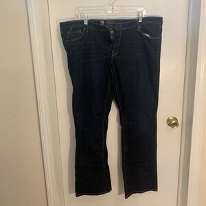 Size 18 Dark Blue Bootcut Jeans